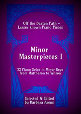 Minor Masterpieces I piano sheet music cover